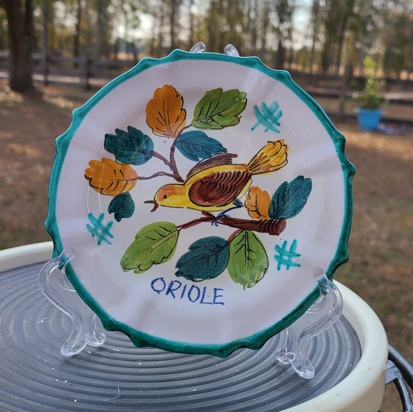 Vintage Bird Plates w/ Bird House Italy PV - Picture 16 of 16